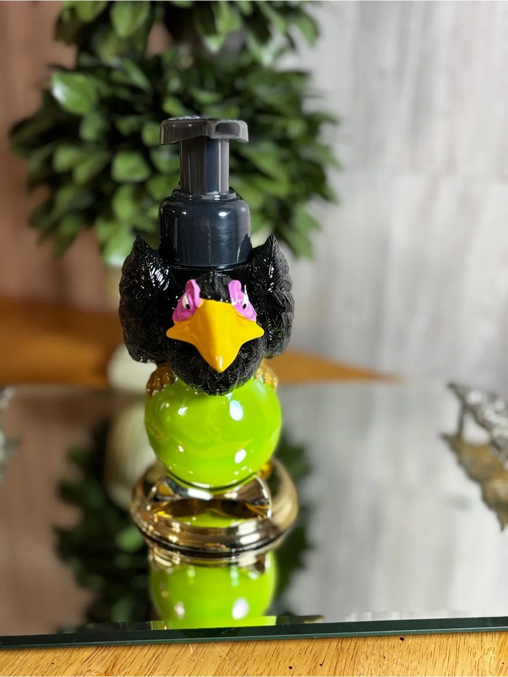 Bath & Body Works Halloween Black Crow Foaming Soap Dispenser